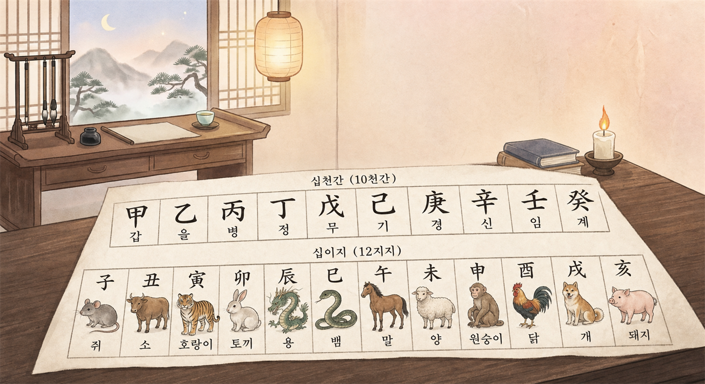 사주보기 보조 이미지